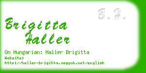 brigitta haller business card